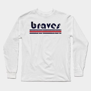 Braves line Long Sleeve T-Shirt